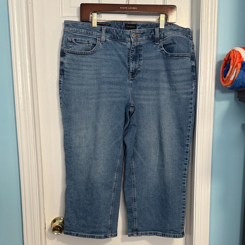 Talbots Classic Denim Cropped Jeans